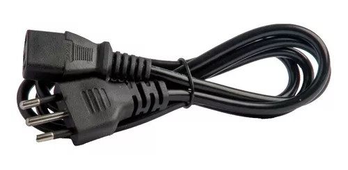 Cable de poder alimentación C13 a tipo L Chile 220V 10A