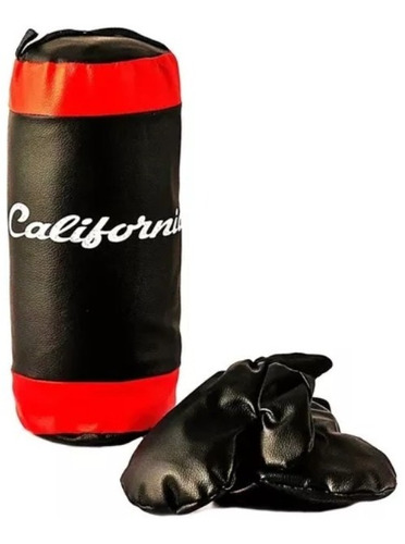 Set Boxeo Infantil Kit Bolsa Con Guantes Boxing Anbx12 Edu