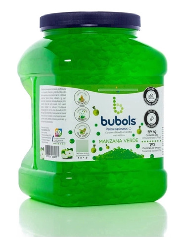 Bubols Manzana Verde 3.4kg - g a $42