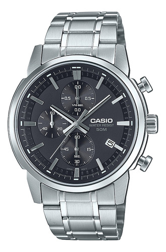 Reloj Casio Mtp-e510d-1a1 Acero Hombre Plateado