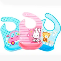 Comprar Babero Para Bebés Impermeable Con Bandeja De Silicona