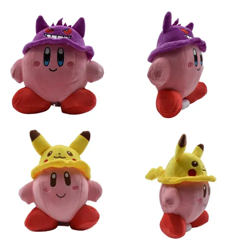 Peluche Kirby All Star Con Gorro Mario Bros