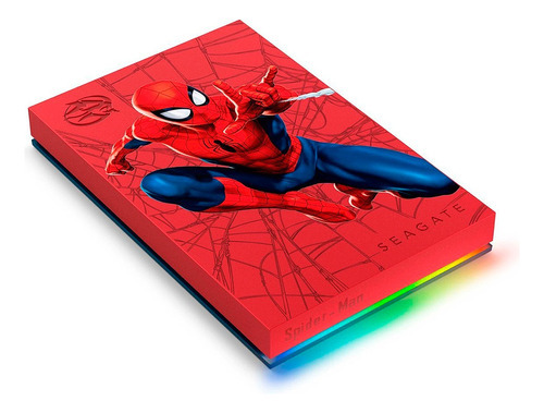 Disco Externo Seagate 2tb Edición Spider-man Color Rojo