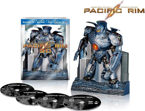 Pacific Rim Edicion Limitada 3d Bluray Dvd Combo Pack Nuevo