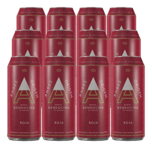 Cerveza Andes Origen Roja Lata 473ml Pack X12 - Fullescabio