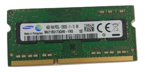 Memoria Ram Samsung 4gb Pc3l-12800 1600 Mhz So Dimm Ddr3l