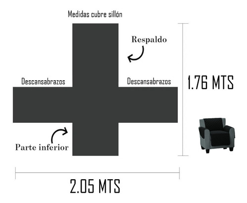 Funda Para Sillón Reclinable Reposet 100% Nuevo