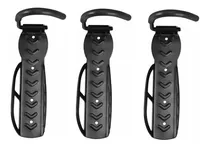 Comprar Pack 3 Ganchos Porta Bicicleta Para Muralla Pared Colgador Color Negro