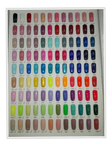 Imagen 1 de 2 de Pinturas Semi Permanentes Wincolor 90 Tonos