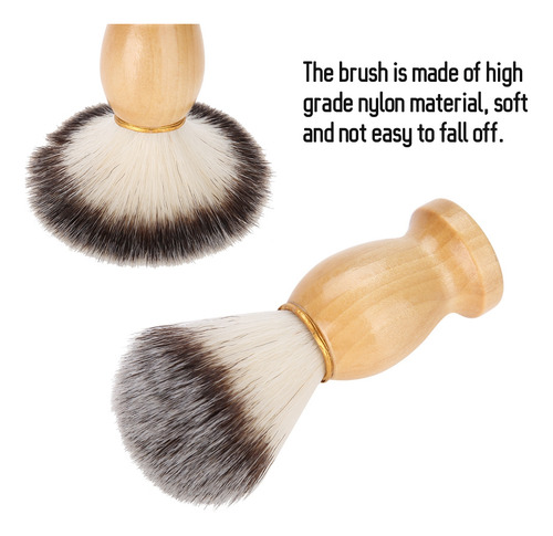 Conjunto De Barba Masculino Brush Stand Professional Stainle