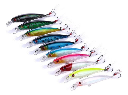 Señuelos Para Corvina  Lenguado  9cm Pack 10 Jarcstore