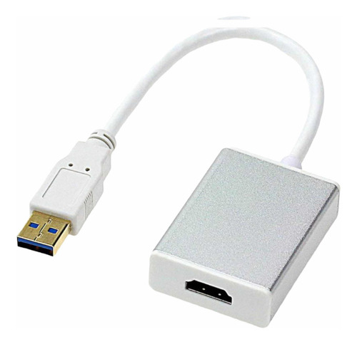 Imagen 2 de 5 de Adaptador Usb 3.0 A Hdmi Pc Laptop A Televisor Win 7 8 10 Hd