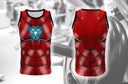 Camisillas Esqueletos Entrenar Gym Gimnasio Fittnes Iron Man