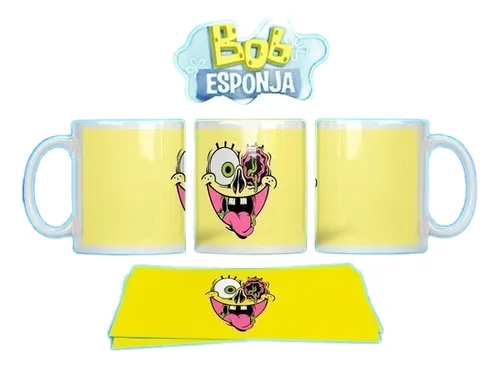 comprar Kit Plantillas Tazas Bob Esponja Sublimación M2