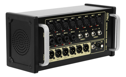 Mesa De Som Rak Box Digital Mixer Sound King Db16 16 Canais