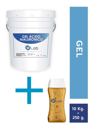 Set Gel Ácido Hialuronico 10 Kg+ Gel Reductivo 250 Gr Biolab