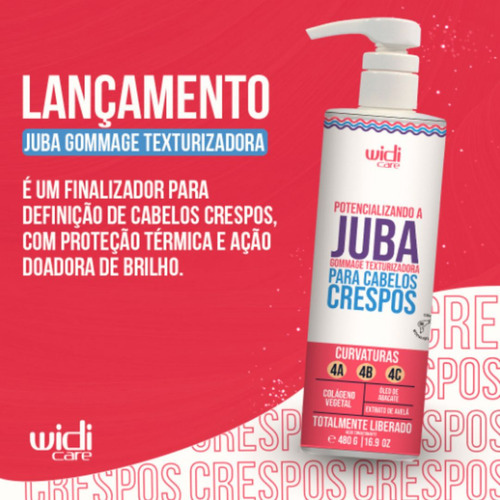 Kit Widi Care Juba Encrespando Encaracolando Bruma 8 Itens