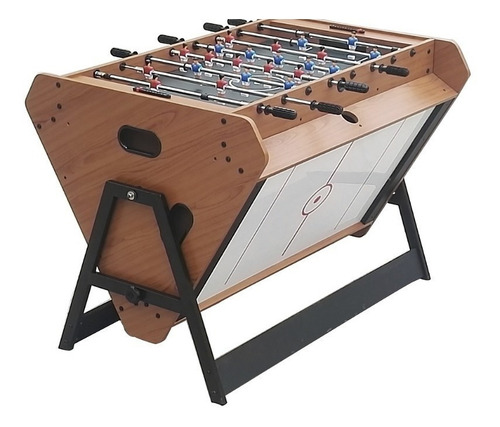 Mesa Juego Rotativa 3 En 1 Air Hockey Pool Tacataca