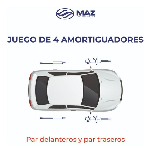 Jgo 4 Amortiguadores Jeep Grand Cherokee 4.7 2009-2010 Ck