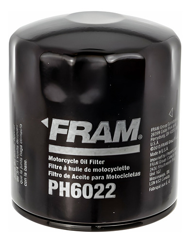 Filtro Aceite Fram Flhrsi Road King Custom 04 - 06