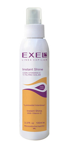 Spray Capilar Instant Shine Con Filtro Solar Exel X100ml 