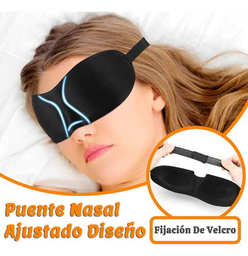 Máscara De Ojos Para Dormir 3d Para Mujer Hombre Viaje Hogar