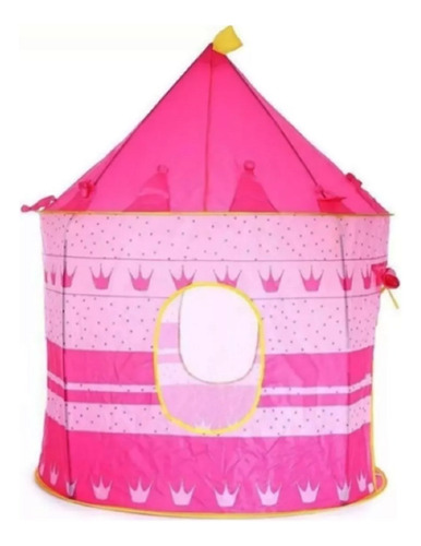 Carpa Castillo Rosa - Azul - Morada Original Plegable