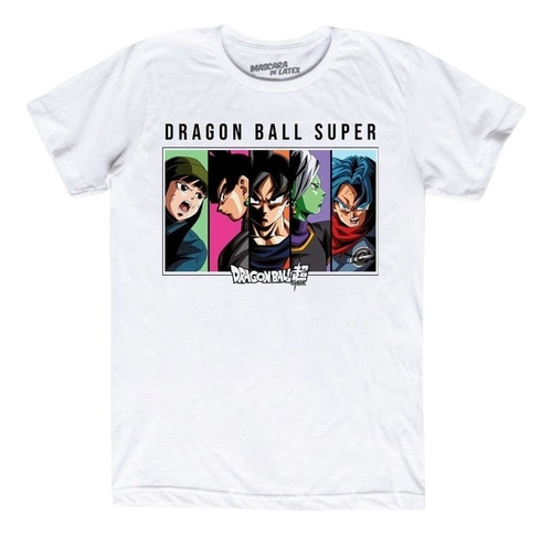 Playera Máscara De Látex Dragon Ball Super Black Mldb Hombre