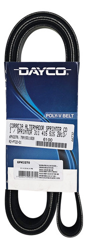 Correia Alternador Sprinter 311/313/413 Cdi Até 2011 Dayco.