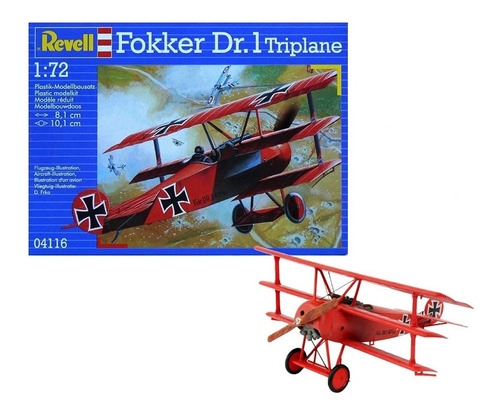 Maqueta Revell - Fokker Dr.1 - Escala 1:72