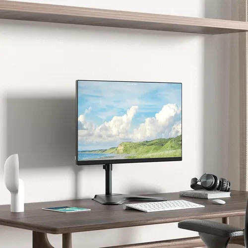 Soporte Base Poste 40cm Monitor Universal P/ Mesa Escritorio