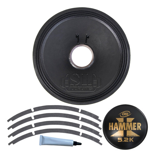 Kit Reparo Eros Hammer 5.2 2600 Rms 15 Pol. 2ohms - 1 Linha