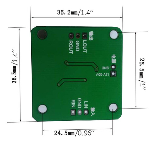 4 Paquete De 4-30 Preamplificadores Para Placa Pcb 4 Piezas
