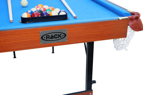 Mesa De Billar Plegable 55 Pulgadas Entretenimiento Portátil