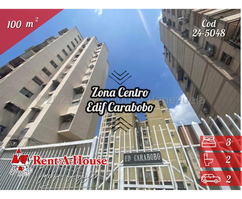 Apartamento En Venta Zona Centro De Maracay Edif Carabobo 24-5048 Jja