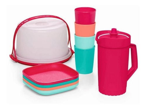 Kit Miniaturas Infantil Tupperware Cor Colorido