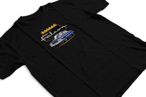 Remera Ford Falcon 1973-1977 Autos De Coleccion Retro Azul N