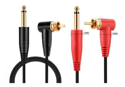 Clipcord Rca Silicona 90 Grados Para Maquina De Tatuaje