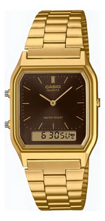 Relógio Feminino Casio Vintage Dourada 30m Aq-230ga-5amqydf