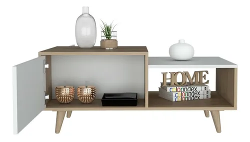 Mesa De Centro Bora- Rovere / Blanco Marquéz