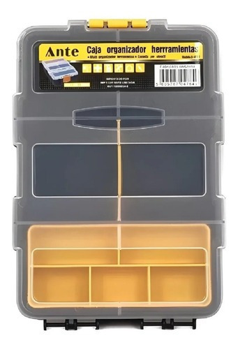 Caja Organizadora Herramientas Organizador Porta Herramienta Color Negro/Amarillo