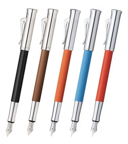 Lapicera Pluma Fuente Graf Von F-c Guilloche Gulf Blue F