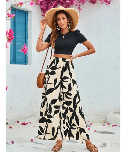 Conjunto De Moda Elegante Casual De Dos Pcs Ropa Para Mujer