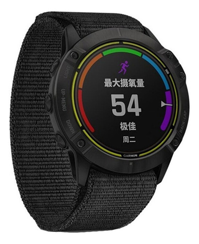 Correa De Reloj De Nailon De 26 Mm For Garmin Fenix 6x