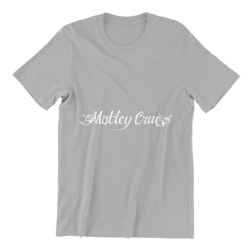Polera Unisex Mötley Crüe Banda Rock Logo Estampado Algodon