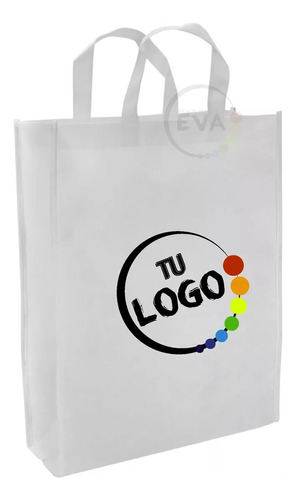 Pack 30 Bolsas Conference Blancas Personalizadas Con Logo