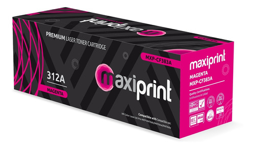 Toner Maxiprint Compatible Hp 312a Magenta (cf383a)