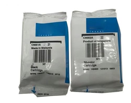 Cartucho Hp Original 21 22 27 28 74 75 60 61 122 901 662 95