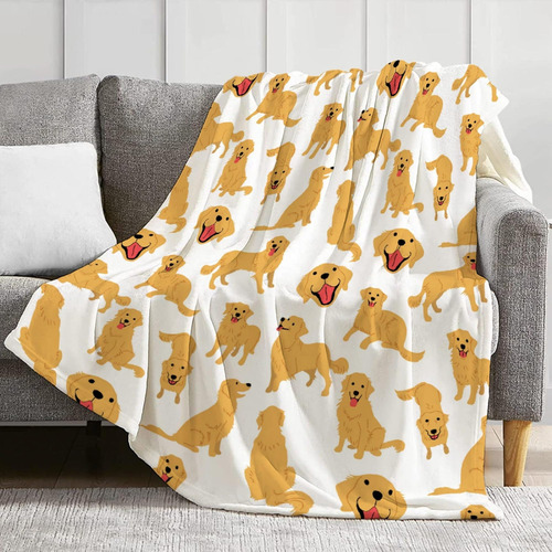 Anydia Golden Retriever Manta Regalos For Amantes Of Los 40