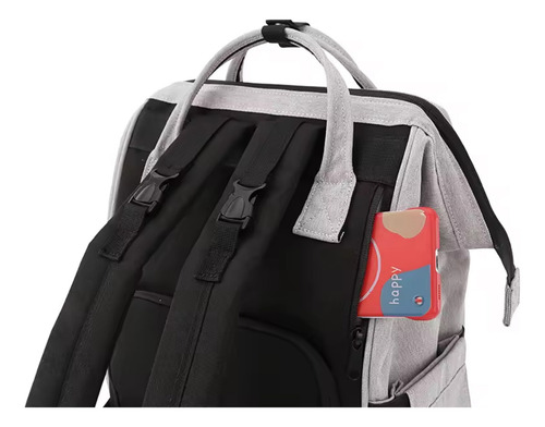 Mochila Himawari 1208 Maternal Bolsillos Térmicos Color Rosa Claro